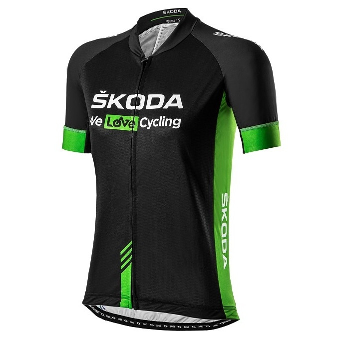 Tricou Dama Oe Skoda We Love Cycling WLC Verde / Gri Marime XS 000084611F