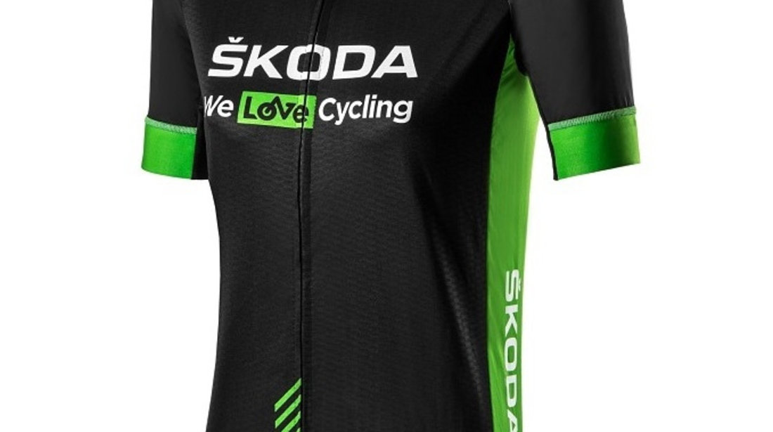 Tricou Dama Oe Skoda We Love Cycling WLC Verde / Gri Marime XS 000084611F