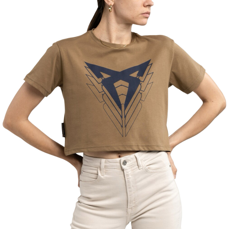 Tricou Femei Logo Mare Oe Cupra Maro Tobacco Brown Marimea M 6H1084210G OBQ