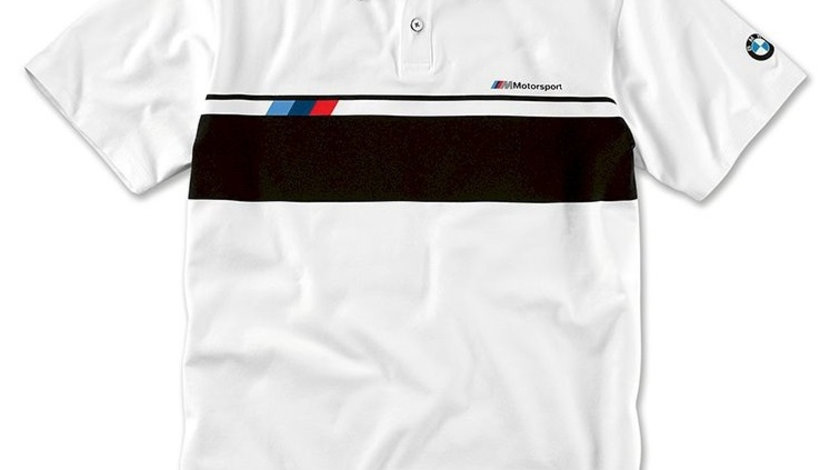 Tricou Polo Barbati Oe Bmw M Motorsport Lifestyle Alb / Negru Marimea L 80142461108