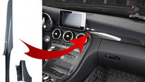 Trim Interior Consola compatibil cu Mercedes C-Cla...