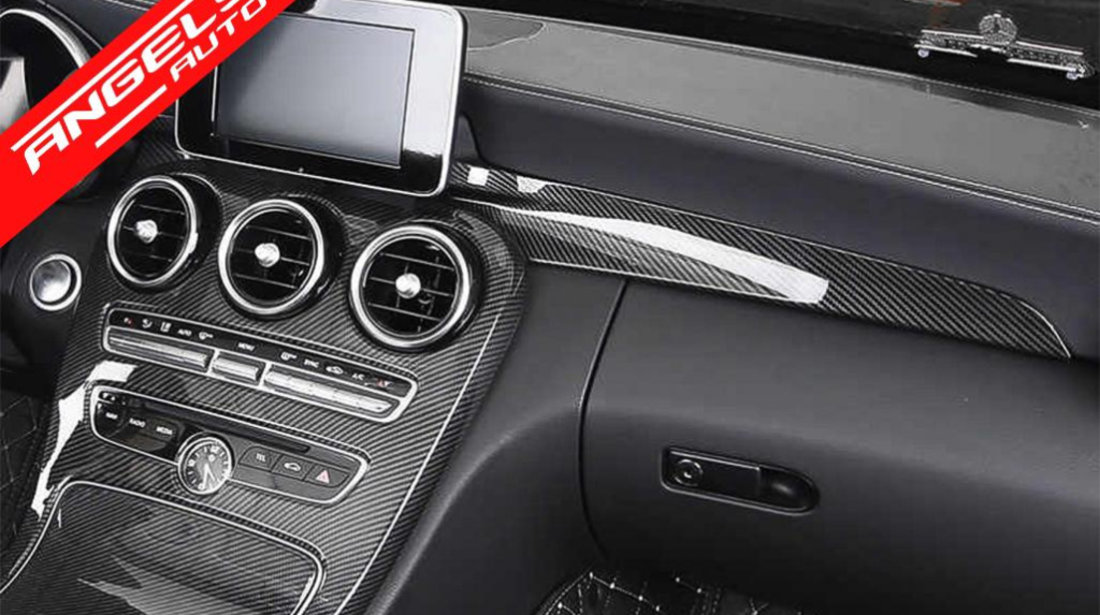 Trim Interior Consola Mercedes C-Class W205 GLC X253 Carbon