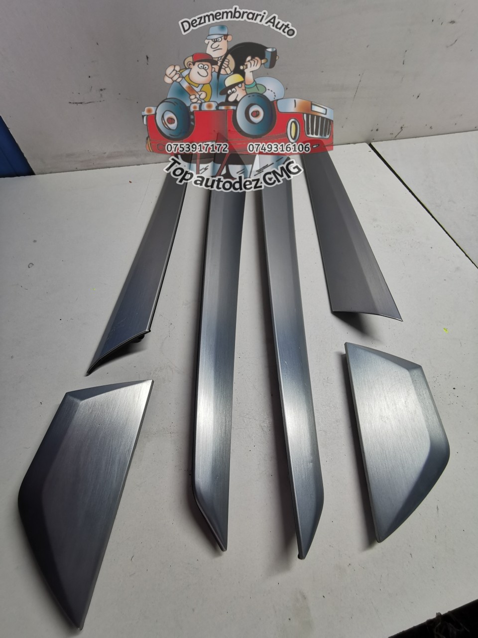 Trimuri aluminiu Mercedes C-class W204 ornamente usi fata spate