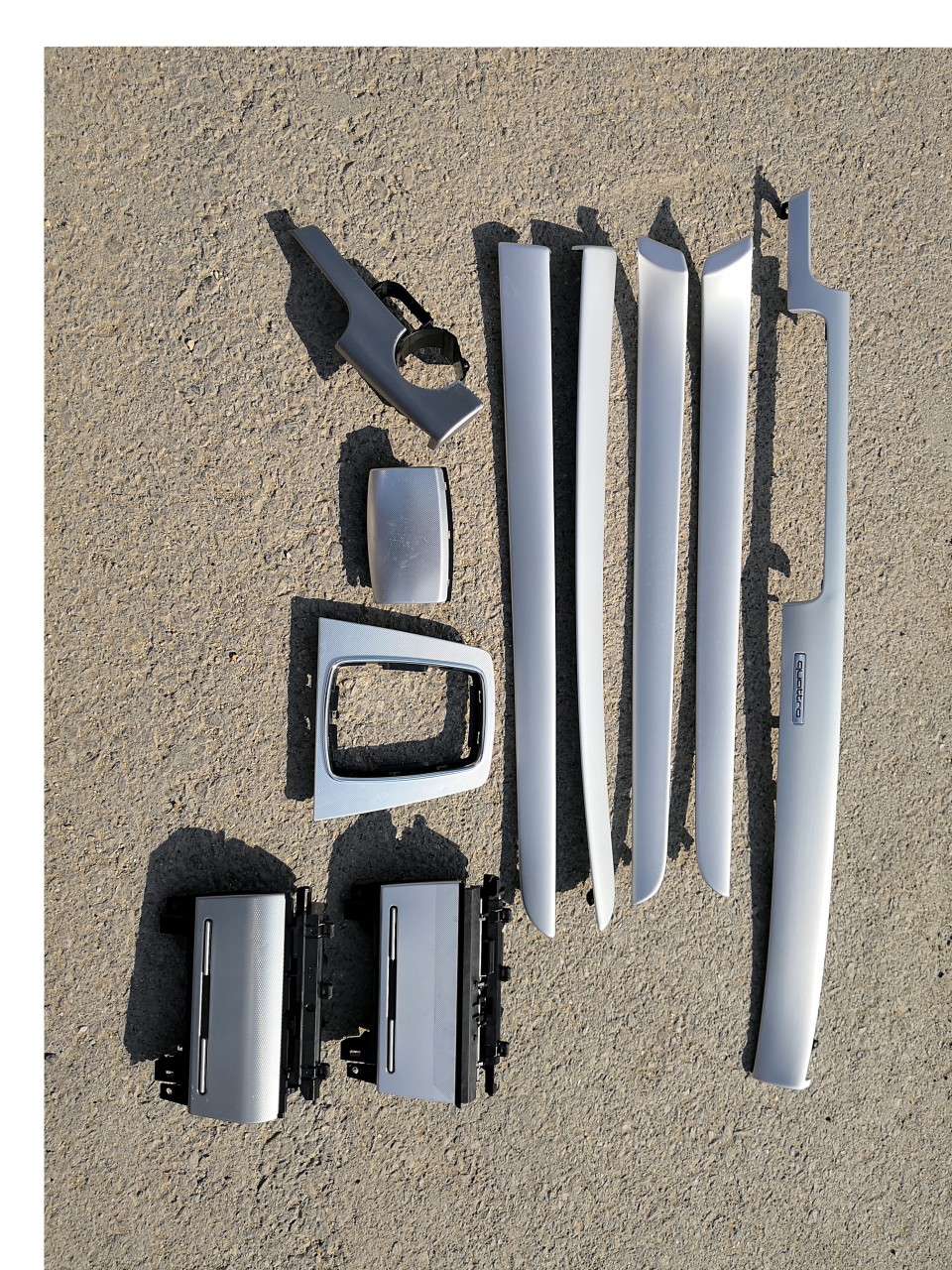 Trimuri/ornamente aluminiu Audi A4 B6 B7