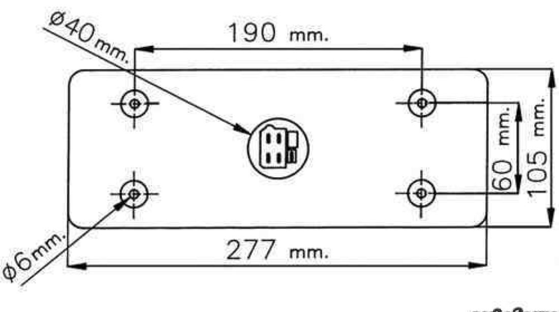 Tripla Lampa spate IVECO DAILY I platou / sasiu EUROLITES LEART 37.082.000