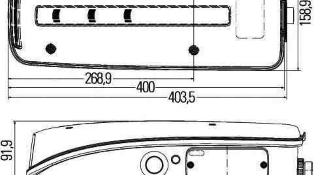 Tripla Lampa spate MAN TGX HELLA 2VP 012 381-021