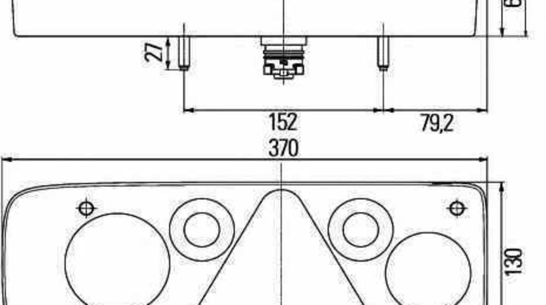 Tripla Lampa spate Producator HELLA 2VP 340 940-111