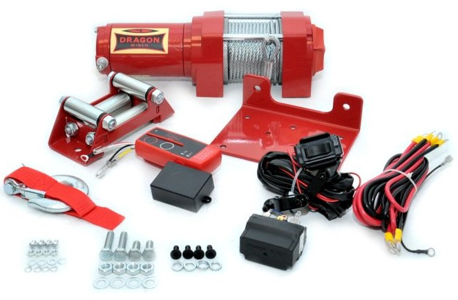 Troliu Atv Dragon Winch 1.2CP, 12V, 1588Kg, 15M DWM3500ST