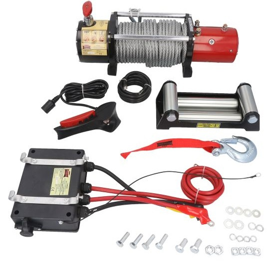 Troliu Atv Dragon Winch 6.8CP, 12V, 5443Kg, 30M DWM12000HDKIT2