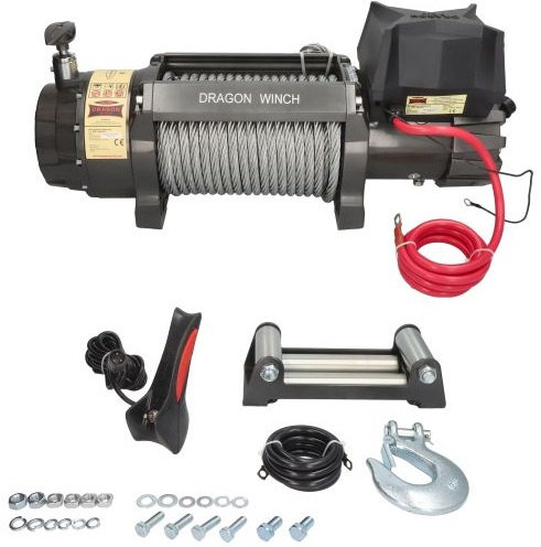 Troliu Atv Dragon Winch 9CP, 12V, 6803Kg, 31M DWH15000HD