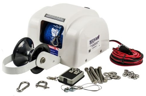 Troliu Atv Husar Winch 12V, 150W, 260Kg HWANCHOR45
