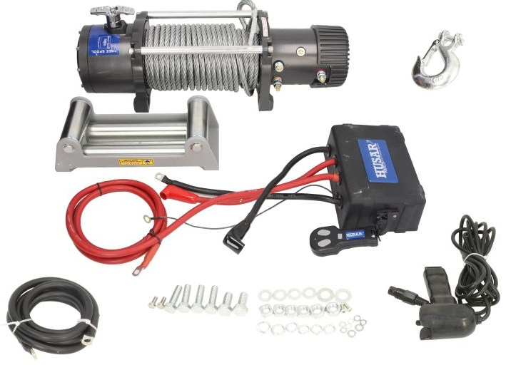 Troliu Atv Husar Winch 5.5CP, 12V, 4536Kg, 28M BST10000LBS12V