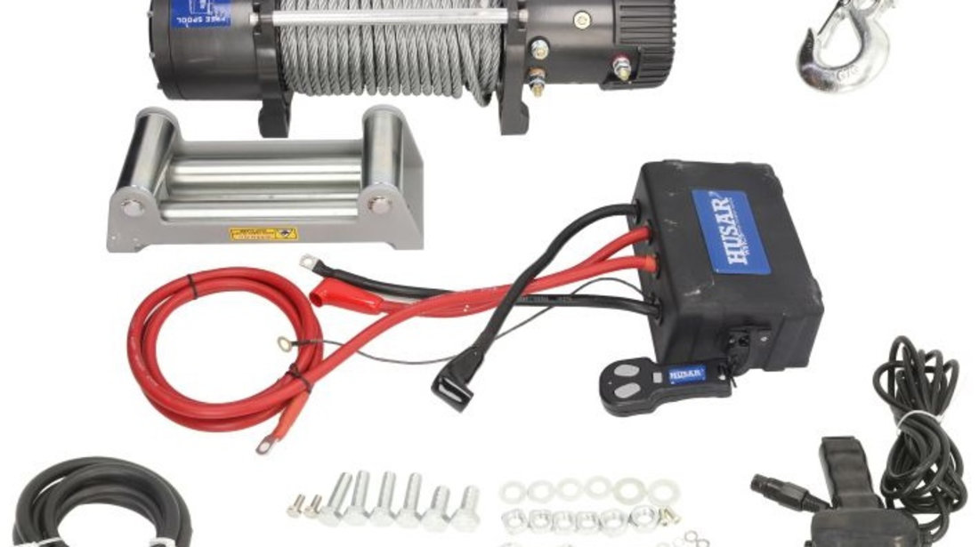 Troliu Atv Husar Winch 5.5CP, 12V, 4536Kg, 28M BST10000LBS12V