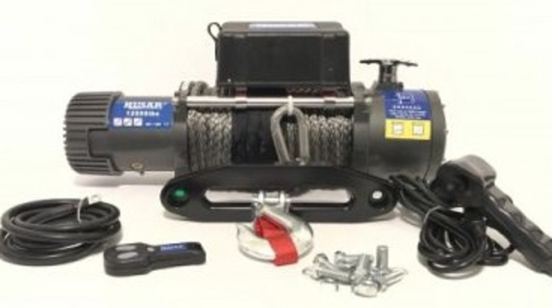 Troliu Atv Husar Winch 6CP, 12V, 5443Kg, 25M BST12000LBS12V-S