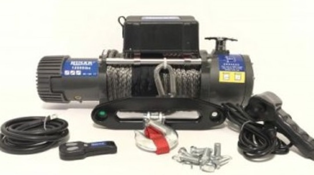 Troliu Atv Husar Winch 6CP, 12V, 5443Kg, 25M BST12000LBS24V-S