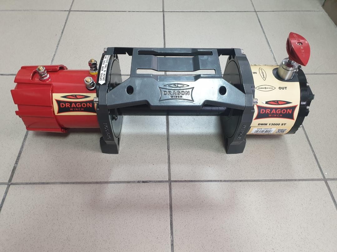 troliu electric dezechipat  DRAGON WINCH ST 13000lbs (trage 5,9t) la 12V