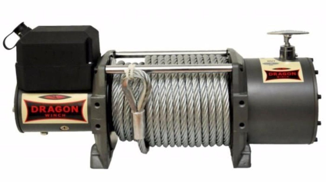 Troliu electric Dragon Winch 16000 lbs (trage 7257 kg) 12 V