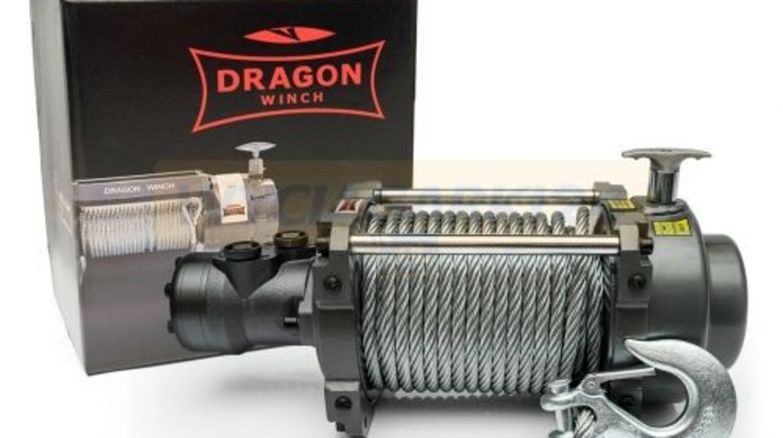 Troliu hidraulic DRAGON WINCH DWHI 18000 HD (trage 8165kg)