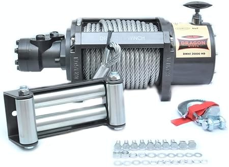 Troliu hidraulic DRAGON WINCH DWHI 20000 HD ( trage 9072 kg)