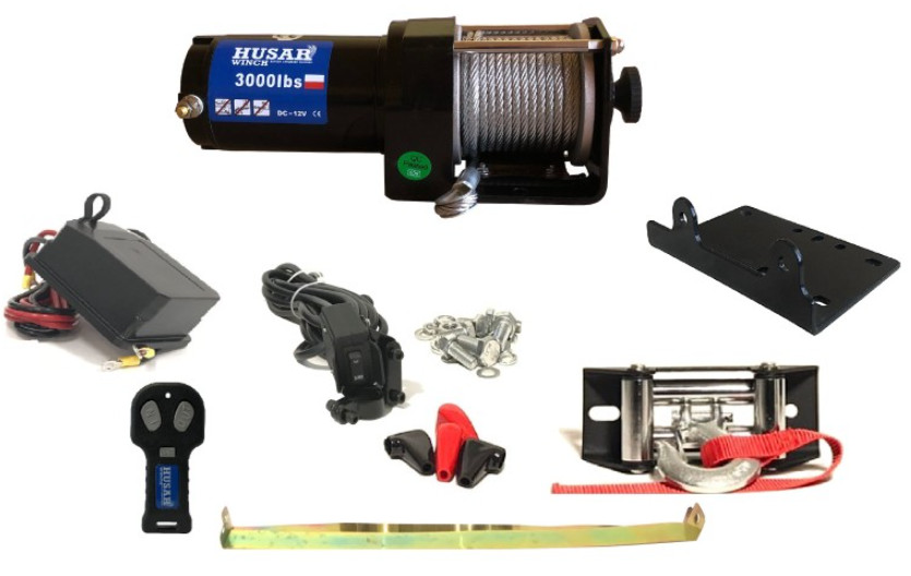 Troliu HUSAR WINCH 3000 Lbs (trage 1361 Kg)