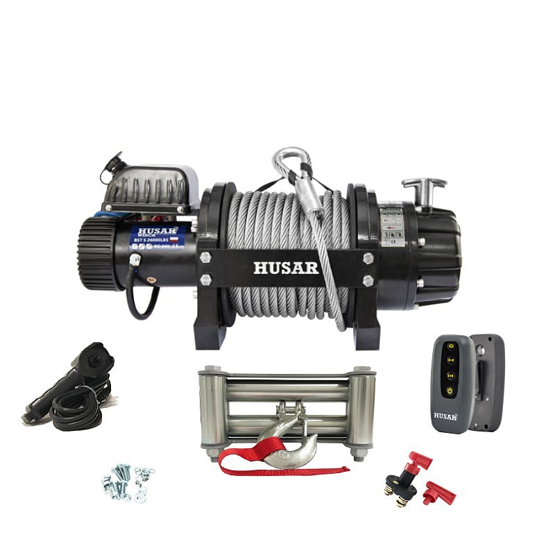 Troliu HUSAR WINCH DST S 26000 lbs (trage 11793 kg) model nou