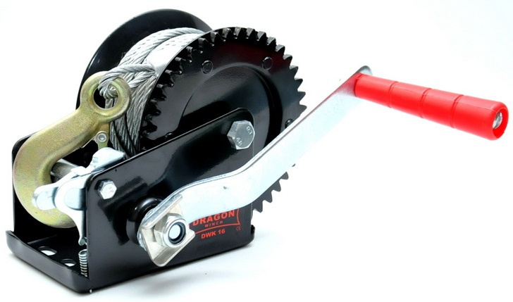 Troliu Manual Atv Dragon Winch 725Kg, 10M DWK16LINA