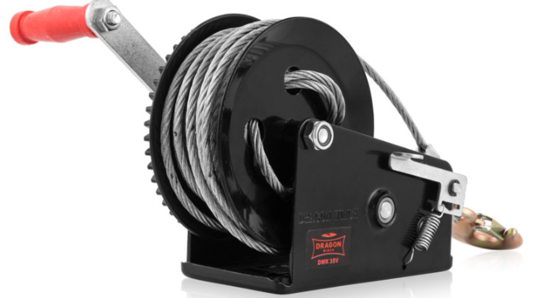 Troliu manual  Dragon Winch 3500 lbs( trage 1588 kg)