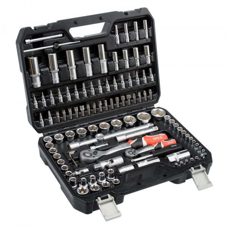 Trusă Tubulare Si Antrenoare 1/2 - 1/4&quot; 108 Piese Yato YT-38791 190820-1