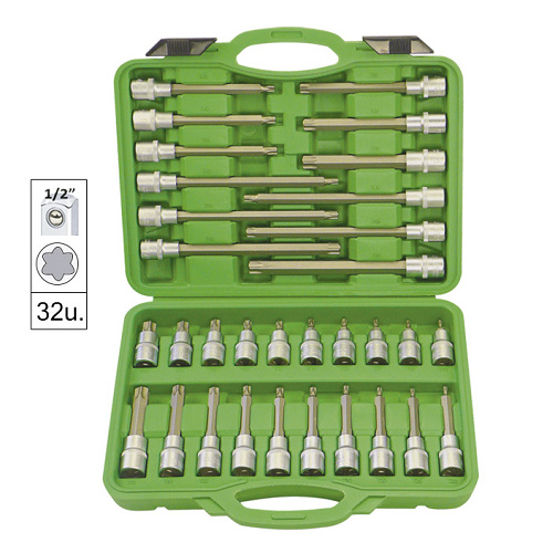 Trusa Capete Tubulare Torx Pentru Suruburi Cu 32 Piese Jbm 52605