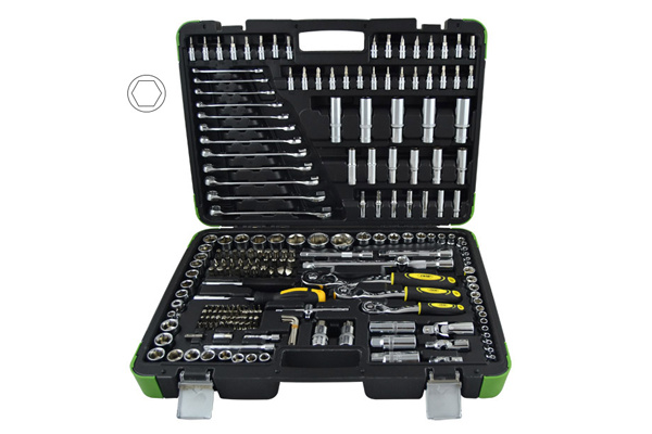 TRUSA DE TUBULARE 216 PIESE CROMATE HEXAGONALE JBM 52840 JBM
