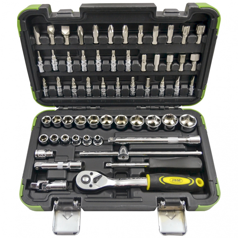 Trusa De Tubulare Hexagonale De 3-8inch Cu 59 Piese Jbm 53219