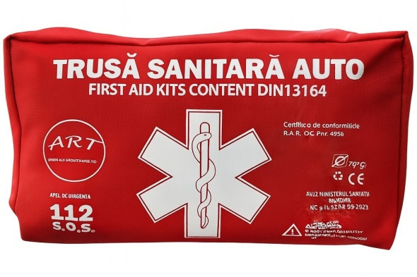Trusa Medicala Prim Ajutor In Geanta Din Material Textil Omologata Rar 030221-1