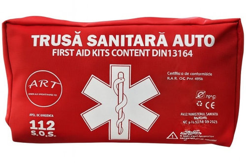 Trusa Medicala Prim Ajutor In Geanta Din Material Textil Omologata Rar 030221-1