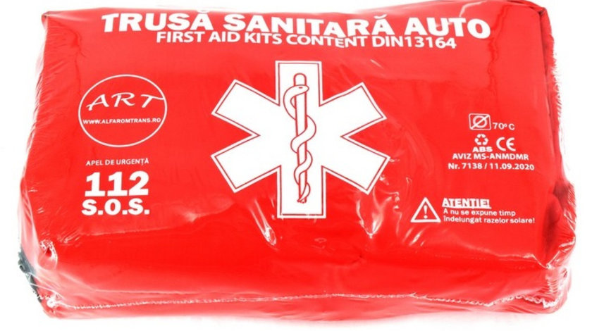 Trusa Medicala Prim Ajutor In Geanta Din Material Textil Omologata Rar 030221-1