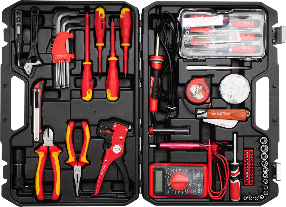 Trusa Scule Electricieni Yato 68 Piese YT39009