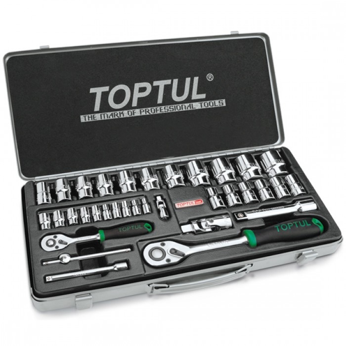 Trusa Tubulare Cu Clihet 1/4 &amp; 1/2 Toptul GCAD3401