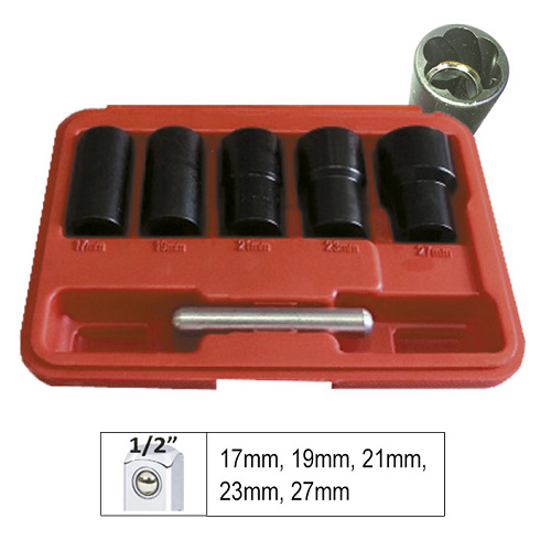 Trusa Tubulare Striate 1/2\' Pentru Suruburi Uzate Si Antifurt Jbm 52153