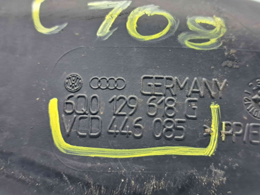 Tub admisie aer Skoda Fabia 2 Combi (5J, 545) [Fabr 2007-2014] 6Q0129618G 1.9 TDI BSW 1.9 TDI BSW 77KW / 105CP