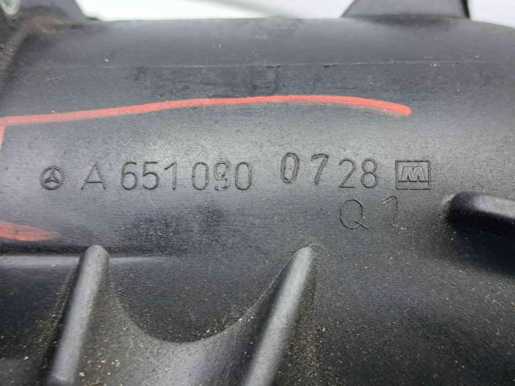 Tub aer, A6510900728, Mercedes Viano (W639) 2.2 cdi