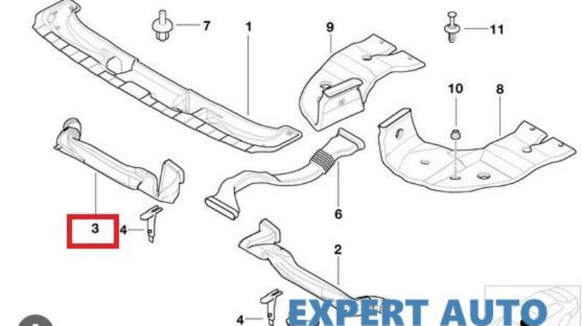 Tub aer BMW Seria 5 (1995-2003) [E39] 64228159752