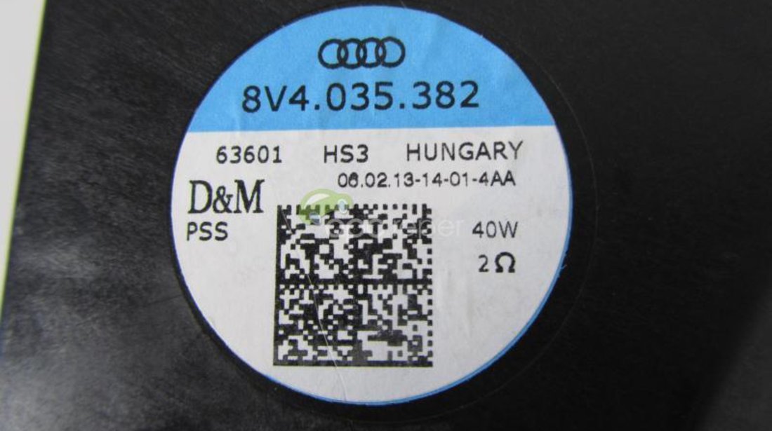 Tub Bas Audi A3 8V Sportback Premium Sound 8V4035382