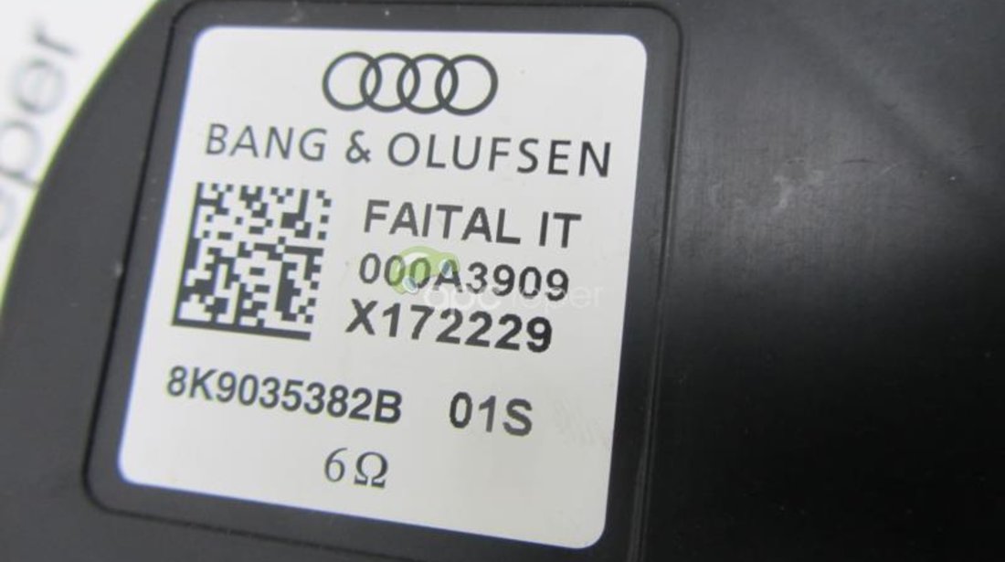 Tub bas - subwoofer Audi A4 8K Avant, A5 Sportback cod 8K9035382B Bang&Olufsen