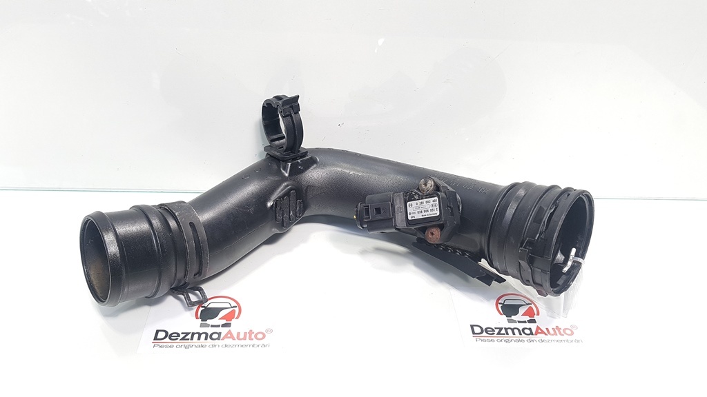 Tub intercooler cu senzor, Vw Passat (3C2) 2.0 tdi, cod 3C0145762AD (id:363551)