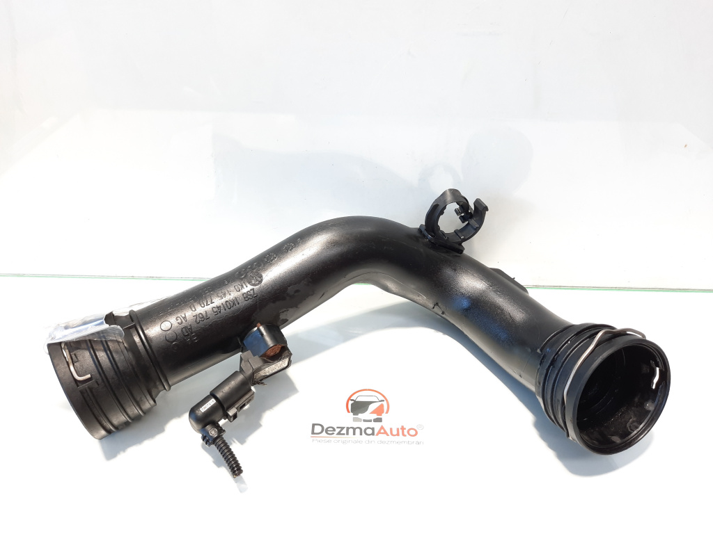 Tub intercooler cu senzor, Vw Passat (3C2) [Fabr 2005-2010] 2.0 tdi, BKP, 1K0145770D (id:418916)