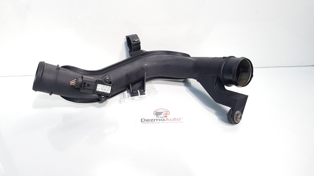 Tub intercooler cu senzor, Vw Passat (3C2) [Fabr 2005-2010] 2.0 tdi, CBA, 5N0145770A (id:410022)