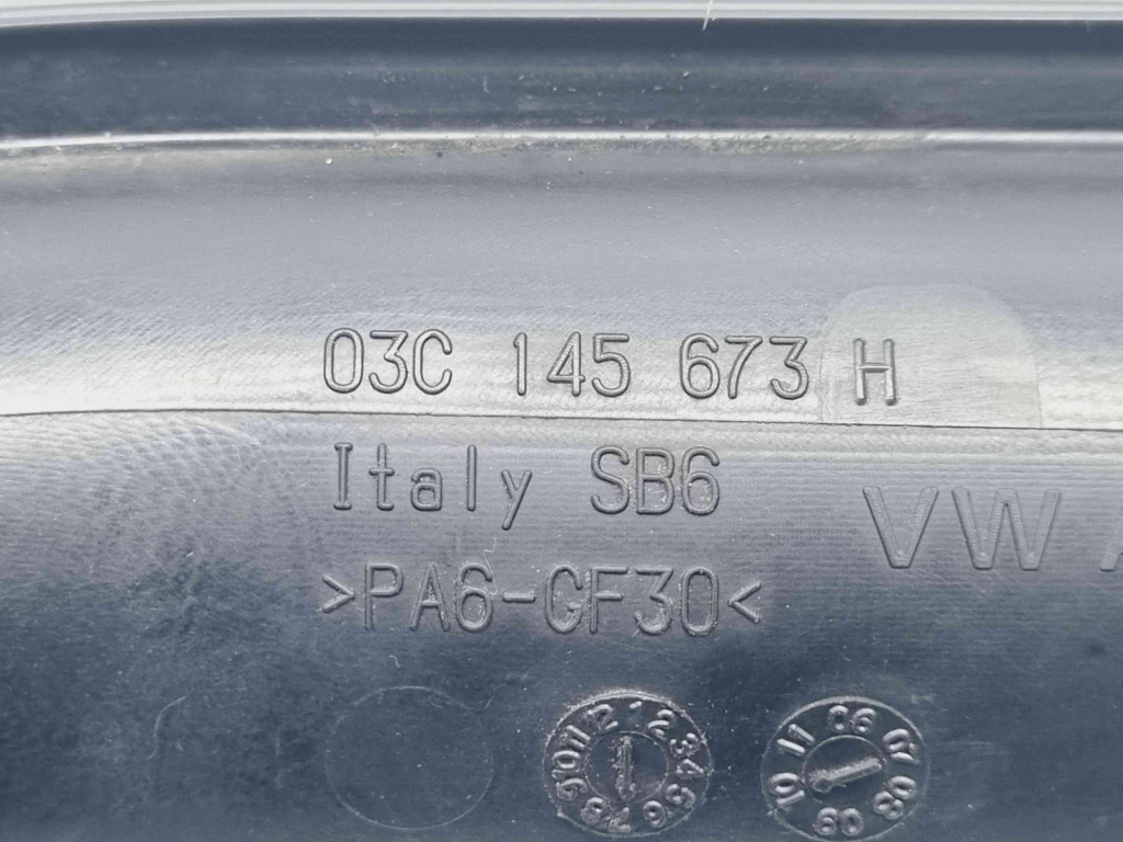 Tub intercooler Skoda Octavia 2 (1Z3) [Fabr 2004-2013] 03G145673H 1.4 Benz CAXA90KW / 122CP 1.4 Benz CAXA 90KW / 122CP