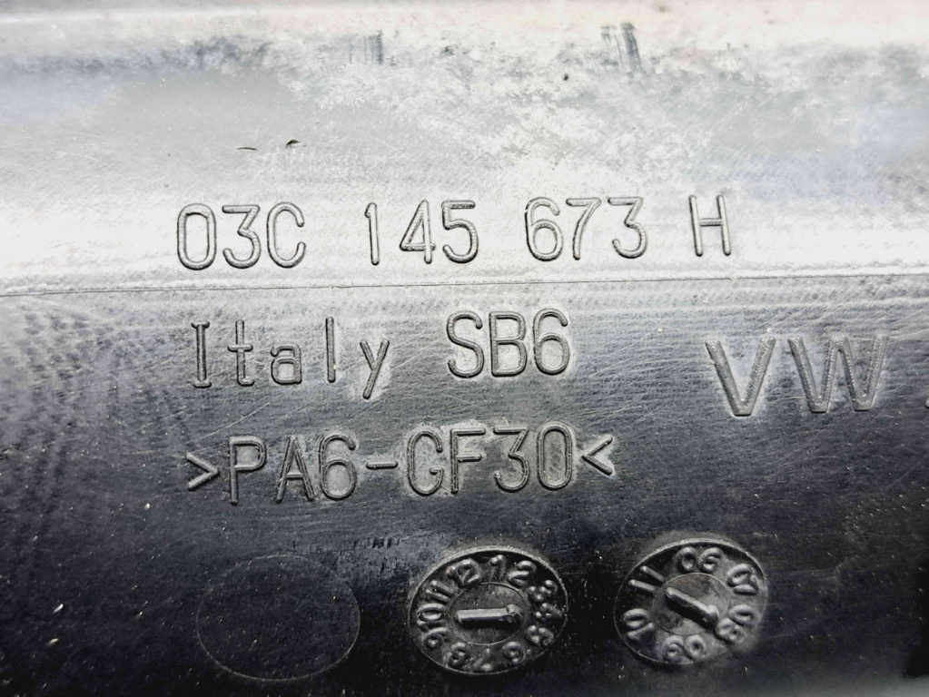 Tub intercooler Volkswagen Eos (1F7, 1F8) [Fabr 2006-2015] 03C145673H 1.4 Benz CAXA 90KW / 122CP 1.4 Benz CAXA 90KW / 122CP