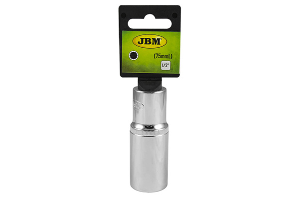 TUBULARA CROMATA BIHEXAGONALA LUNGA - XZN 1/2 15MM JBM 13608 JBM