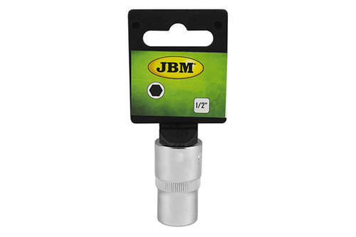 TUBULARA CROMATA HEXAGONALA SCURTA 1/2 24MM JBM 13269 JBM