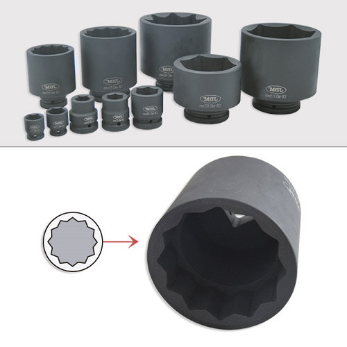 TUBULARA IMPACT 1/2` XZN 36MM JBM 11619 JBM